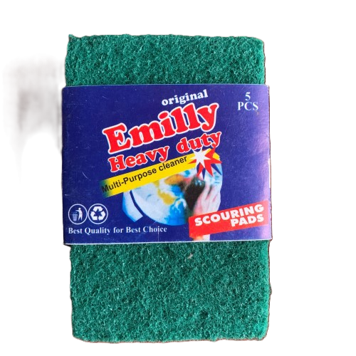 Emilly Original Heavy Duty Scouring Pads, 5 Pieces - Silverline Pharmacy Surulere, Lagos