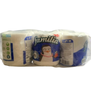 Familia 100% Hygienic Natural White Toilet Tissue, Pack of 6 - Silverline Pharmacy Surulere, Lagos