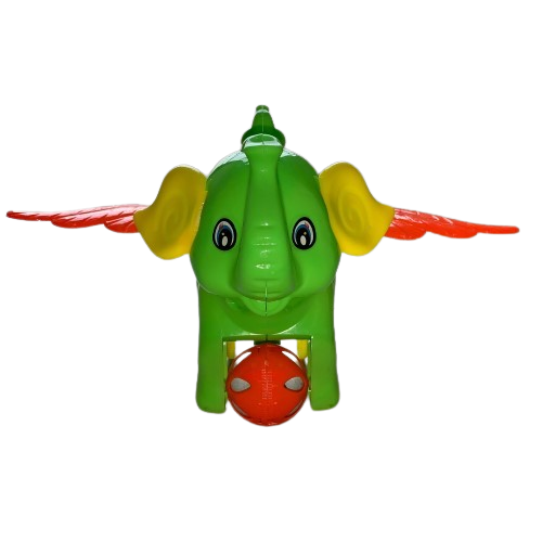 Green Elephant Rattle Rolling Toy with Wheels for Toddlers (Clearance) - Image 2 - Silverline Pharmacy Surulere, Lagos