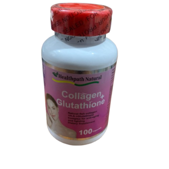 Healthpath Natural Collagen + Glutathione, 100 Capsules - Silverline Pharmacy Surulere, Lagos