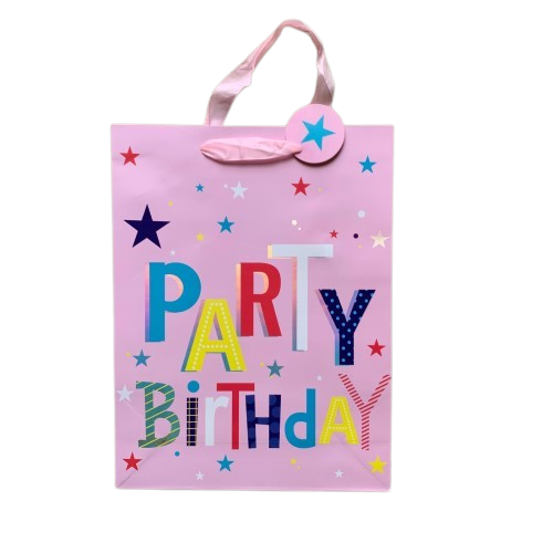 Kariiou Pink Birthday Party Gift Bag (Assorted Colours), 1 Bag - Silverline Pharmacy Surulere, Lagos