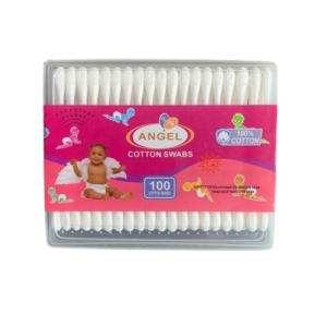 Little Angel 100% Cotton Swabs Case, 100 Count - Silverline Pharmacy Surulere, Lagos