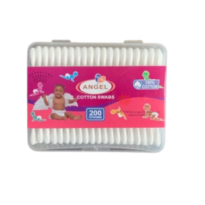Little Angel 100% Cotton Swabs Case, 200 Count - Silverline Pharmacy Surulere, Lagos