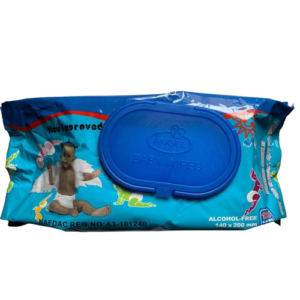 Little Angel Baby Wipes Thick & Fluffy Alcohol-Free, 125 Pieces - Silverline Pharmacy Surulere, Lagos