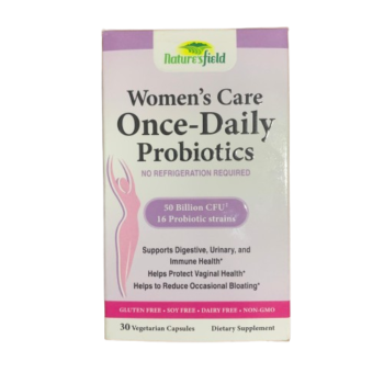 Nature's Field Women's Care Once-Daily Probiotics, 30 Capsules - Silverline Pharmacy Surulere, Lagos