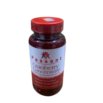 Passent Cranberry Concentrate 8400mg, 60 Softgels - Silverline Pharmacy Surulere, Lagos