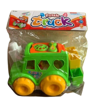 Puzzle Truck School Bus Shape Sorter Toy for Kids - Silverline Pharmacy Surulere, Lagos