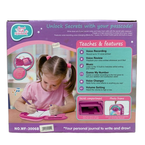 Secret Safe Notebook Electronic Diary Toy for Kids (Clearance) - Image 2 - Silverline Pharmacy Surulere, Lagos