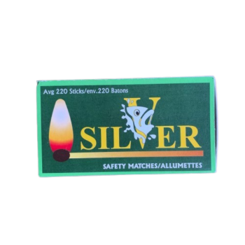 Silver Safety Matches Box Avg (220 Sticks), 1 Pack - Silverline Pharmacy Surulere, Lagos