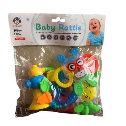Wei Xing Da Multi-Piece Baby Rattle Toy Set A799 (Clearance) - Silverline Pharmacy Surulere, Lagos