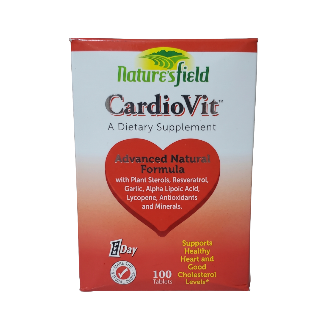 Nature's Field CardioVit Heart Supplement, 100 Tablets - Silverline Pharmacy Surulere, Lagos