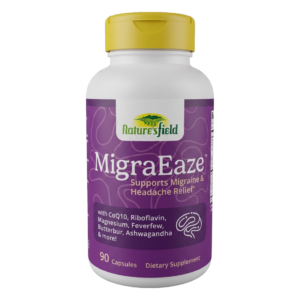 Nature's Field MigraEaze Migraine & Headache Relief, 90 Capsules - Silverline Pharmacy Surulere, Lagos
