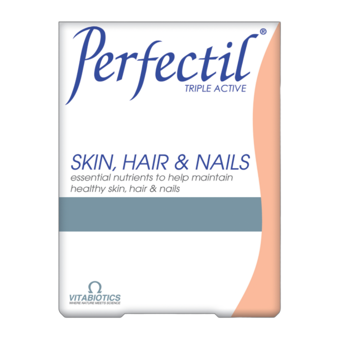 Vitabiotics Perfectil Triple Active Skin Hair & Nails, 30 Tablets - Silverline Pharmacy Surulere, Lagos