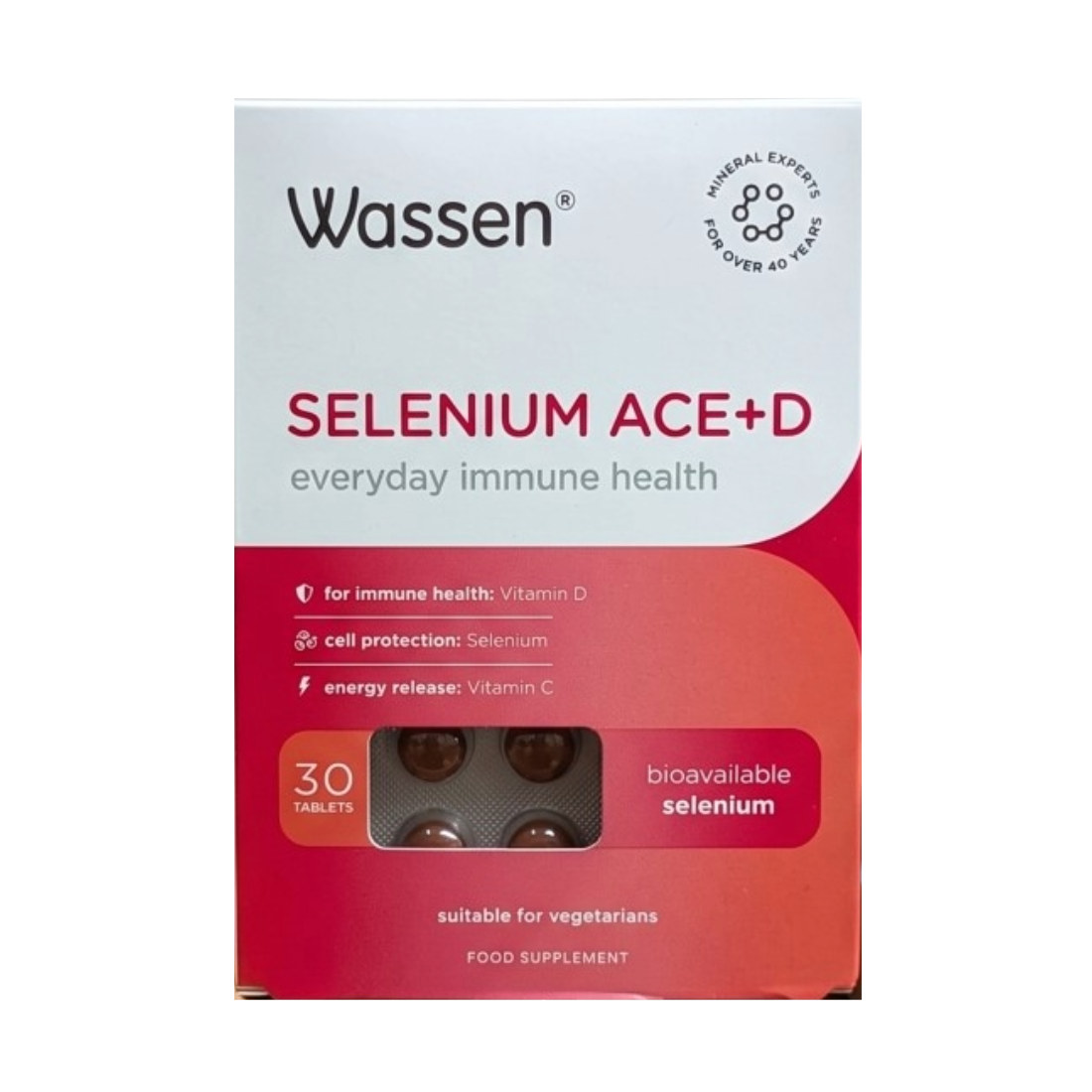 Wassen Selenium ACE+D Immunity Supplement, 30 Tablets - Silverline Pharmacy Surulere, Lagos